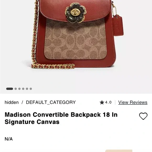 Coach Tan and Brown Crossbody Bag with Gold Accents - Picture 11 of 12